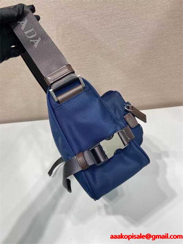 PRADA 激安 メッセンジャーバッグ 2VH192 Re-Nylon ショルダー メンズ レディース 大容量 斜め掛けバッグ