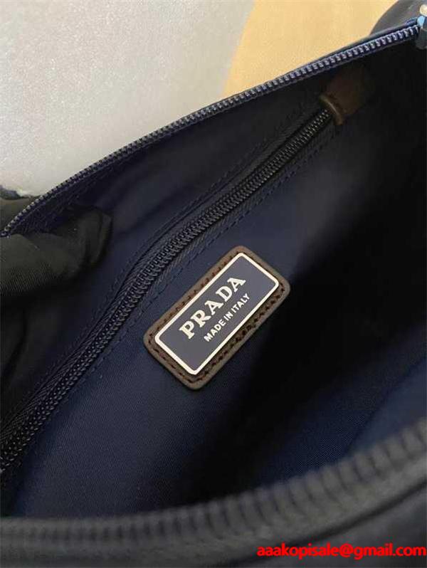 PRADA 激安 メッセンジャーバッグ 2VH192 Re-Nylon ショルダー メンズ レディース 大容量 斜め掛けバッグ