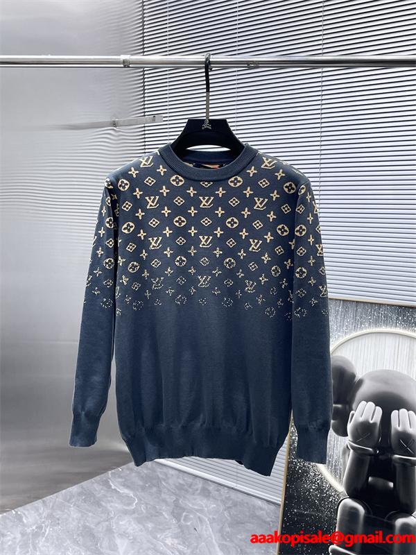 ❤2025人気❤ ルイ ヴィトンセーターコピーメンズ秋冬トレンド３色オシャレ上品Louis Vuitton