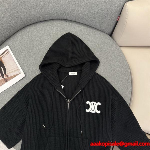 ❤男女OK❤セリーヌカーディガンコピー☆CELINE秋冬2025新作オーバーサイズ通販ショッピング