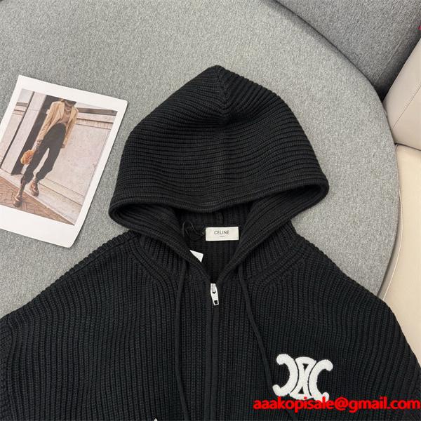 ❤男女OK❤セリーヌカーディガンコピー☆CELINE秋冬2025新作オーバーサイズ通販ショッピング