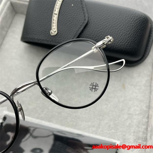 CHROME HEARTS クロムハーツ 眼鏡スーパーコピー 人気セール低価 黒 925银 SINNERGASM  48口22-143激安(日本最大級)