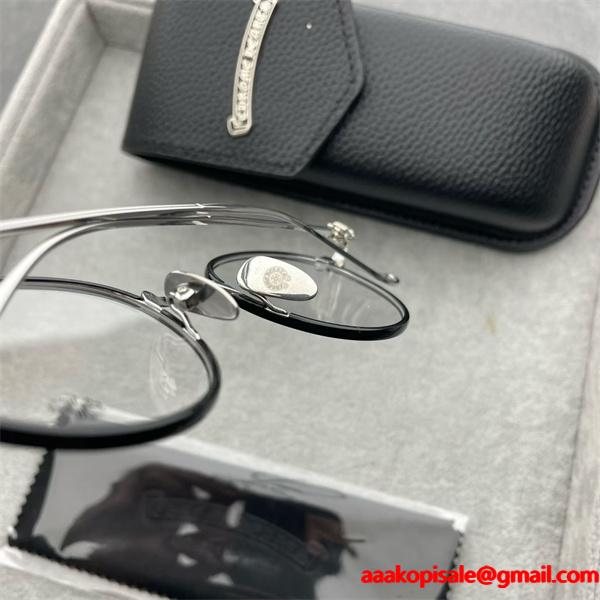 CHROME HEARTS クロムハーツ 眼鏡スーパーコピー 人気セール低価 黒 925银 SINNERGASM  48口22-143激安(日本最大級)