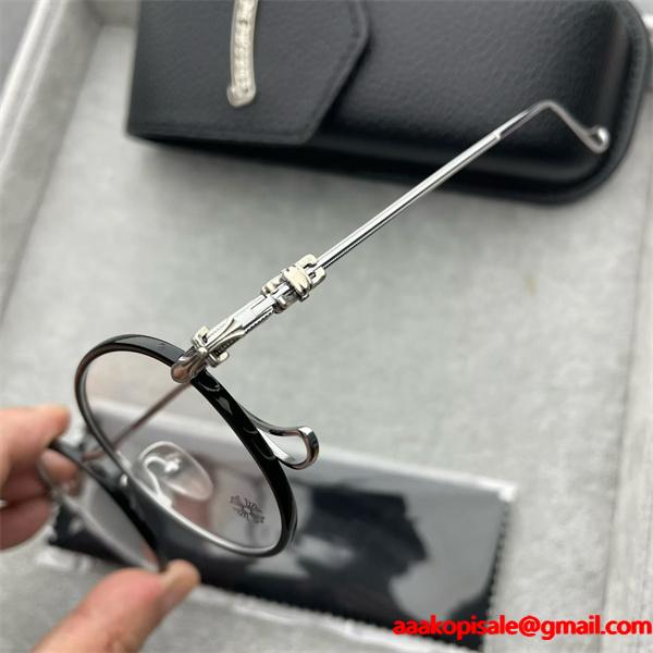 CHROME HEARTS クロムハーツ 眼鏡スーパーコピー 人気セール低価 黒 925银 SINNERGASM  48口22-143激安(日本最大級)