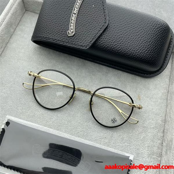 CHROME HEARTS クロムハーツ 眼鏡スーパーコピー 人気セール低価 黒 925银 SINNERGASM  48口22-143激安(日本最大級)