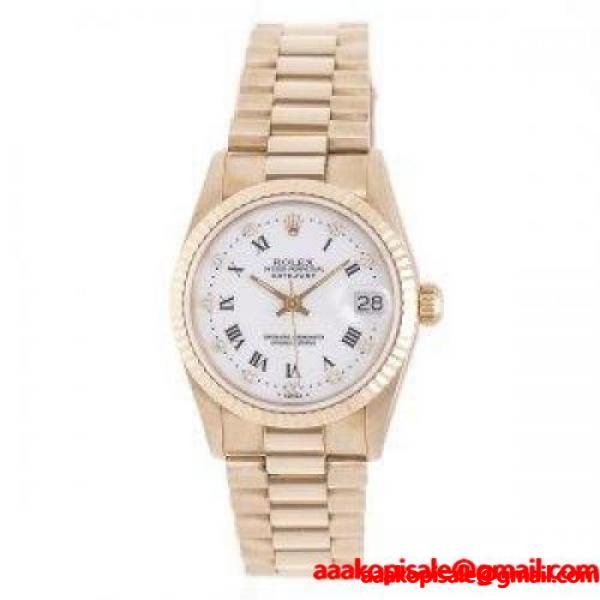 ロレックス デイトジャスト ボーイズ 68278G 金無垢 10P 白文字盤 ローマ数字 ヴィンテージ ROLEX :129522:セブンマルイ質店 - 通販ショッピング
