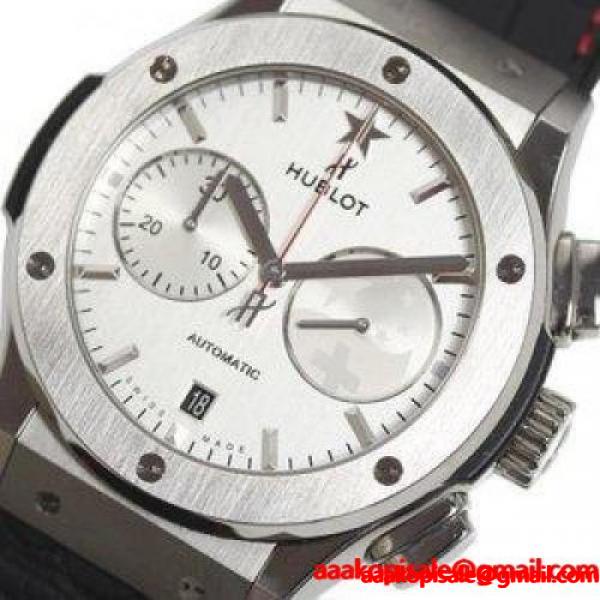 ウブロ HUBLOT クラシックフュージョン スイス×中国中端自貿易 協定記念モデル 自動巻き クロノグラフ シルバー メンズ 腕時計（中古） :090517111:BRANSおお蔵 - 通販ショッピング