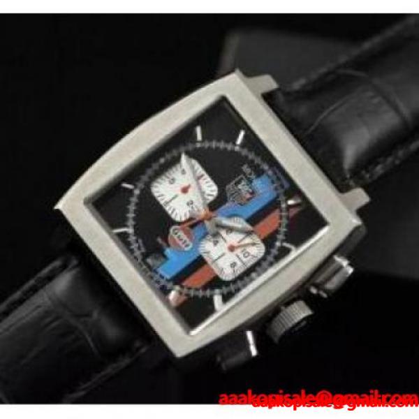 タグホイヤー 時計 メンズ モナコ 大得価のTAG HEUER クォーツ アクアレーサー 5針 シルバー文字盤 ブラックベルト タグホイヤー TAG HEUER ブランド コピー 激安(日本最大級)