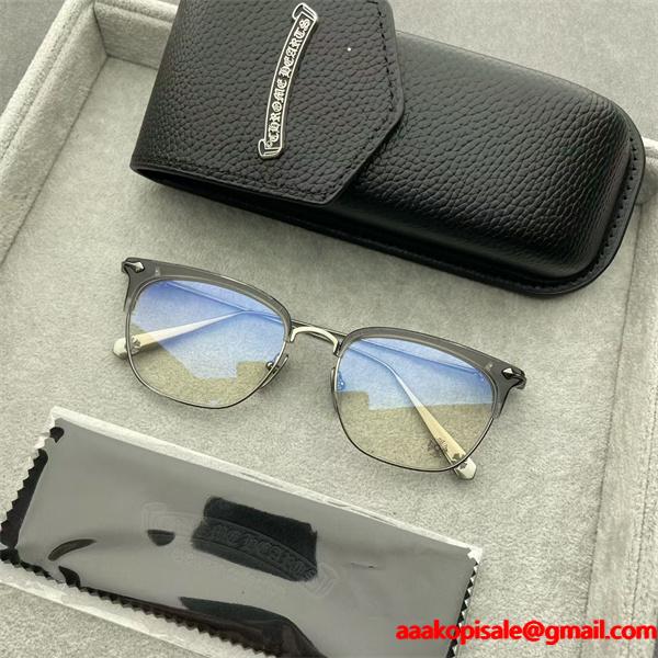 CHROME HEARTS クロム ハーツ メガネ 偽物 激安大特価低価なメンズ925银  SLUNTRADICTON人気54口19-148(日本最大級)