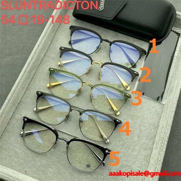 CHROME HEARTS クロム ハーツ メガネ 偽物 激安大特価低価なメンズ925银  SLUNTRADICTON人気54口19-148(日本最大級)