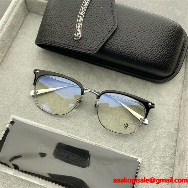 CHROME HEARTS クロム ハーツ メガネ 偽物 激安大特価低価なメンズ925银  SLUNTRADICTON人気54口19-148(日本最大級)