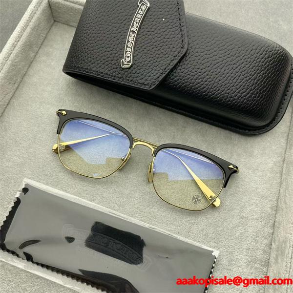 CHROME HEARTS クロム ハーツ メガネ 偽物 激安大特価低価なメンズ925银  SLUNTRADICTON人気54口19-148(日本最大級)