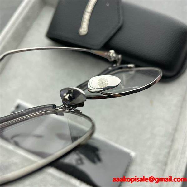 CHROME HEARTS クロム ハーツ メガネ 偽物 激安大特価低価なメンズ925银  SLUNTRADICTON人気54口19-148(日本最大級)