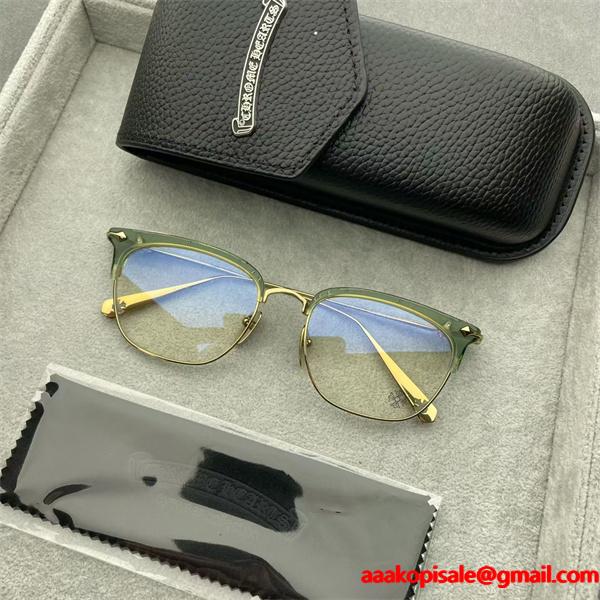 CHROME HEARTS クロム ハーツ メガネ 偽物 激安大特価低価なメンズ925银  SLUNTRADICTON人気54口19-148(日本最大級)