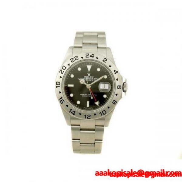 【名古屋大須店】【中古】ROLEX ロレックス 16570　エクスプローラーII　ブラック文字盤　SS　AT　K番 :56109867:ロコシーラ - 通販ショッピング