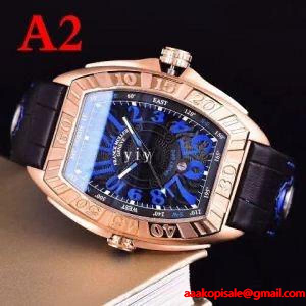 2018最新作 大人気新作 2色選択可 使い勝手も抜群！ FRANCK MULLER 男性用腕時計 フランクミュラー 高評価人気品_フランクミュラー FRANCK MULLER_ブランド コピー 激安(日本最大級)