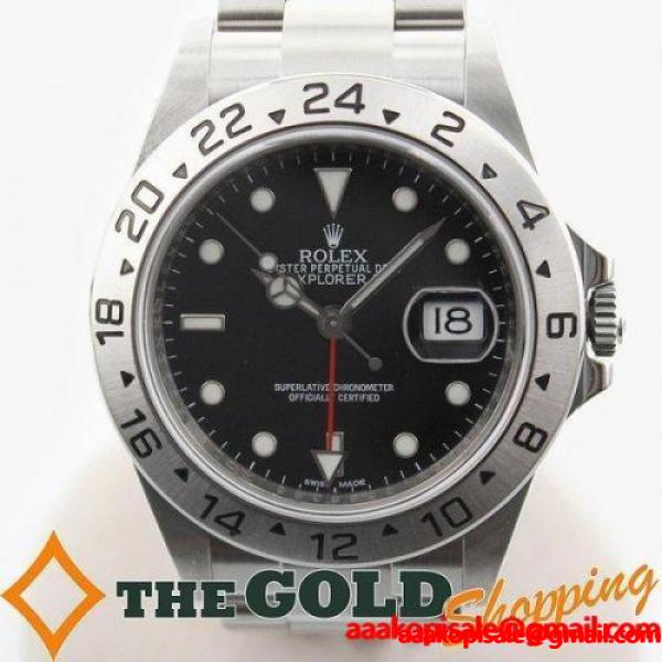 ロレックス エクスプローラー2 16570 G番 黒文字盤 オーバーホール済み 時計 腕時計 メンズ 男性用 ROLEX :snt-02077:THE GOLD ショッピング ヤフー店 - 通販ショッピング