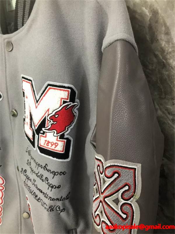 HOT人気セール Off-White オフホワイトジャケットコピーメンズスタジャン冬服アウター防寒着