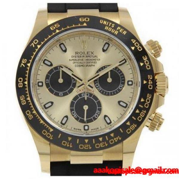 ロレックス　１１６５１８ＬＮ　デイトナ　ＹＧ　自動巻 ロレックス ROLEX ブランド コピー 激安(日本最大級)