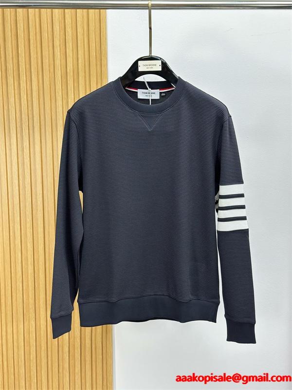 2025最新☆柔らかな着心地THOM BROWNE  トムブラウンスウェットコピー男女OK 激安(日本最大級)