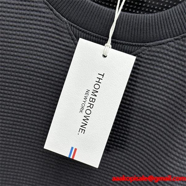 2025最新☆柔らかな着心地THOM BROWNE  トムブラウンスウェットコピー男女OK 激安(日本最大級)