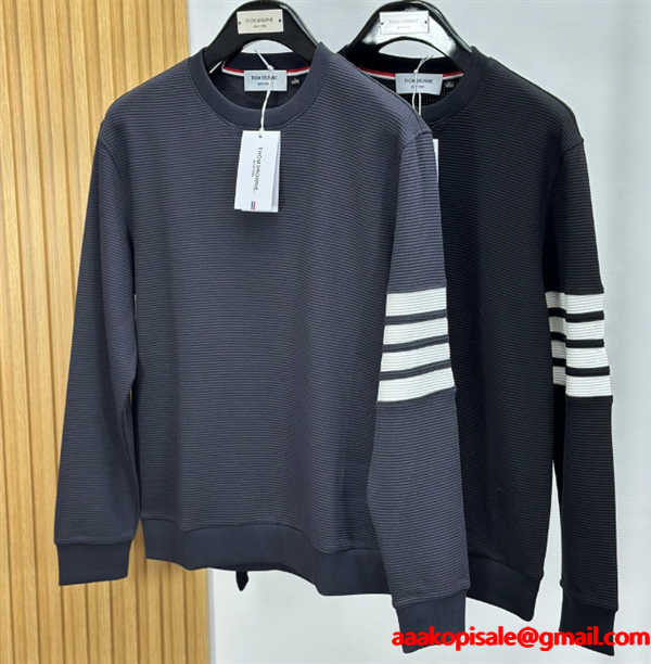 2025最新☆柔らかな着心地THOM BROWNE  トムブラウンスウェットコピー男女OK 激安(日本最大級)