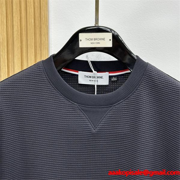 2025最新☆柔らかな着心地THOM BROWNE  トムブラウンスウェットコピー男女OK 激安(日本最大級)
