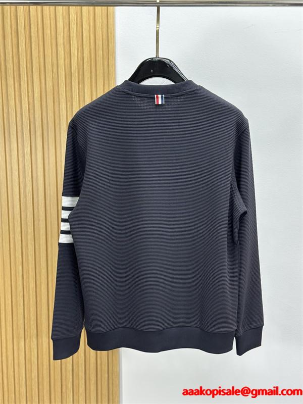 2025最新☆柔らかな着心地THOM BROWNE  トムブラウンスウェットコピー男女OK 激安(日本最大級)
