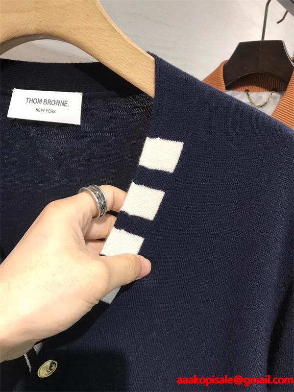 入手困難❤トムブラウンカーディガンコピーTHOM BROWNE人気新作ランキング通販ショッピング
