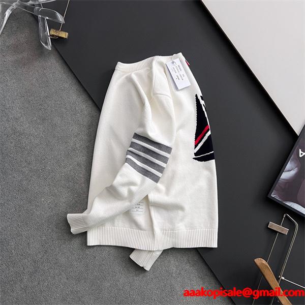 激安大特価品質保証！2025秋冬トムブラウンセーターコピーTHOM BROWNE激安(日本最大級)