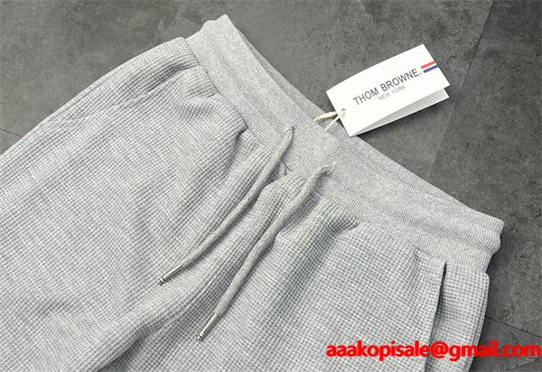 ★25Fw秋冬★トムブラウンスウェットパンツコピーTHOM BROWNE新作グレー 通販ショッピング