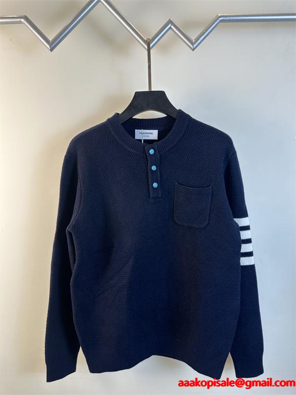 お洒落美品★トムブラウンニットコピー❤THOM BROWNE❤大人気 通販ショッピング