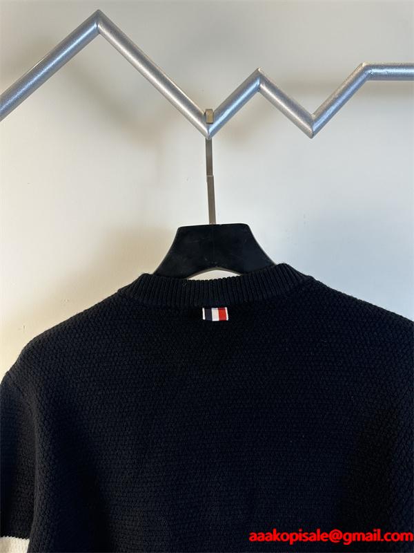 お洒落美品★トムブラウンニットコピー❤THOM BROWNE❤大人気 通販ショッピング