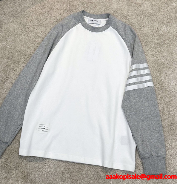 トムブラウン長袖ｔシャツコピーお洒落新作2025❤THOM BROWNE 通販ショッピング