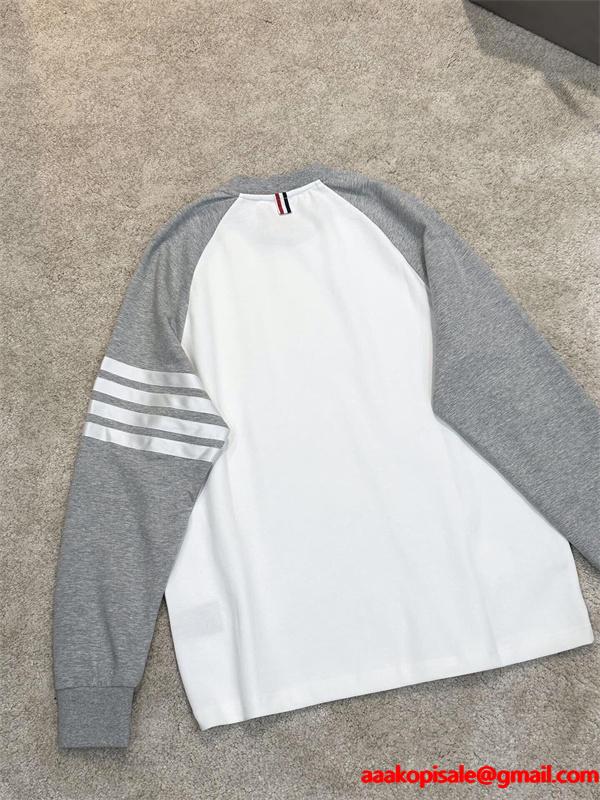 トムブラウン長袖ｔシャツコピーお洒落新作2025❤THOM BROWNE 通販ショッピング