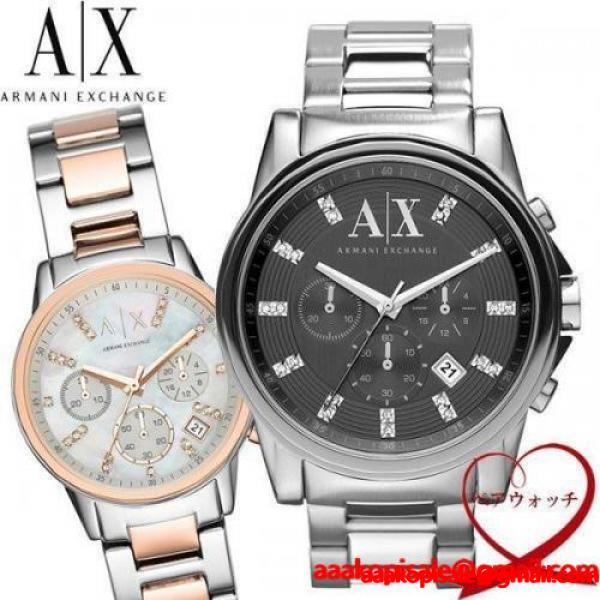 エントリーでP10倍 ARMANI EXCHANGE アルマーニエクスチェンジ ペアウォッチ 腕時計 クオーツ メンズ レディース AX2092 AX4331 2本セット 腕時計 通販ショッピング