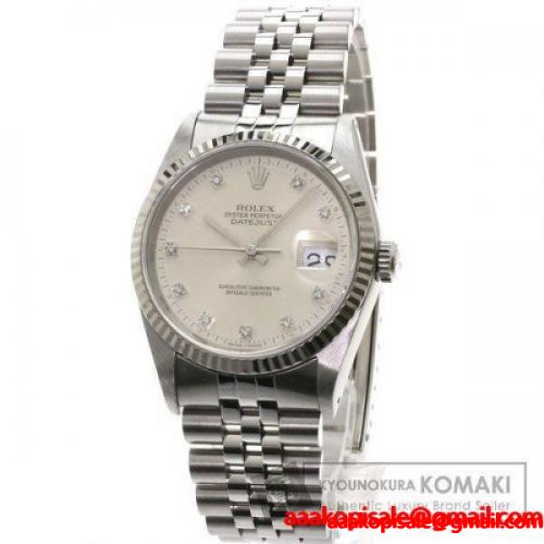 ROLEX ロレックス 16234G デイトジャスト 10Pダイヤモンド 腕時計 ステンレス/SS メンズ 新作 通販ショッピング