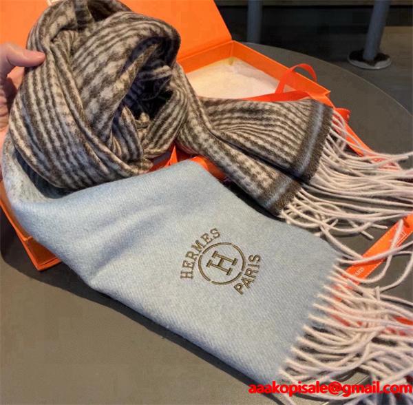 最落なし  希少  2025年秋冬のトレンド  SALENo1完売人気HERMES エルメスロングマフラーブランド コピー 激安(日本最大級)35 x 180cm