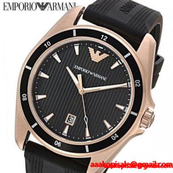 あすつく エンポリオ アルマーニ EMPORIO ARMANI 腕時計 メンズ AR11101 シグマ ブラック×ピンクゴールド 通販