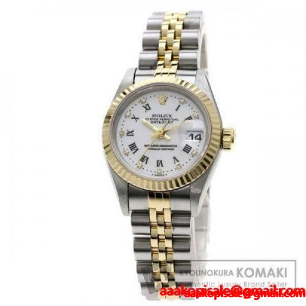 ROLEX ロレックス 69173G デイトジャスト 腕時計 ステンレススチール/SSxK18YG レディース 中古 :00316150:ブランド京の蔵小牧 - 通販ショッピング