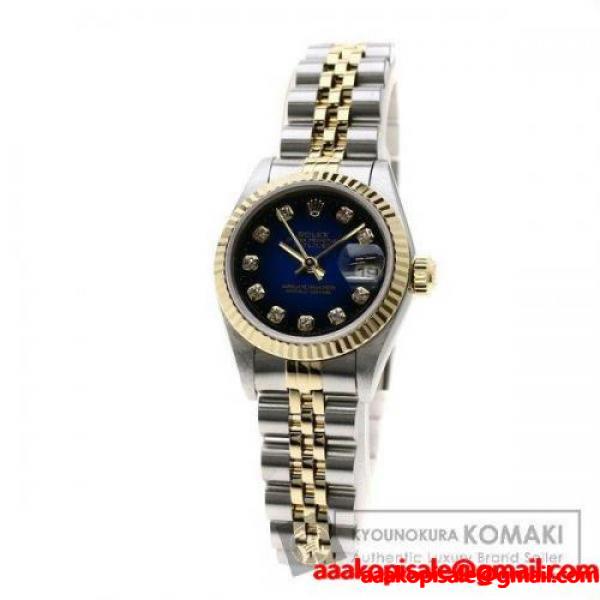 ROLEX ロレックス 69173G デイトジャスト 腕時計 ステンレススチール/SSxK18YG レディース 中古 :00307003:ブランド京の蔵小牧 - 通販ショッピング