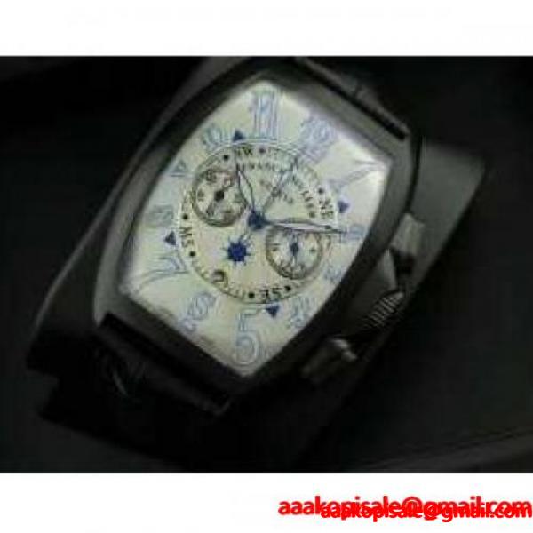 2017最新入荷のクロコ クロノ 8880CC フランクミュラー 時計 メンズ FRANCK MULLER 自動巻き 数字表示 黒ベルトウォッチ フランクミュラー FRANCK MULLER ブランド コピー 激安(日本最大級)