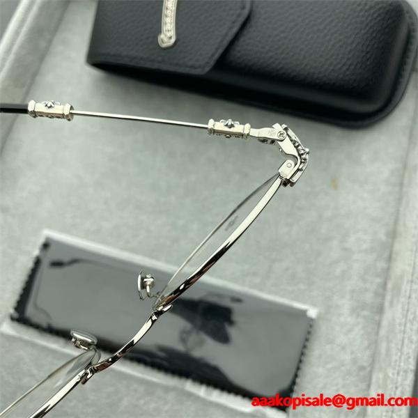 驚きの破格値人気な透明系のCHROME HEARTSクロムハーツ メガネ  コピー 激安(日本最大級)925银  BUBBA-A  51口22-145