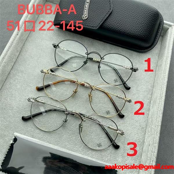 驚きの破格値人気な透明系のCHROME HEARTSクロムハーツ メガネ  コピー 激安(日本最大級)925银  BUBBA-A  51口22-145