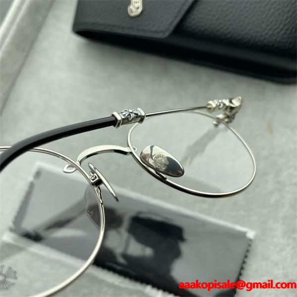 驚きの破格値人気な透明系のCHROME HEARTSクロムハーツ メガネ  コピー 激安(日本最大級)925银  BUBBA-A  51口22-145