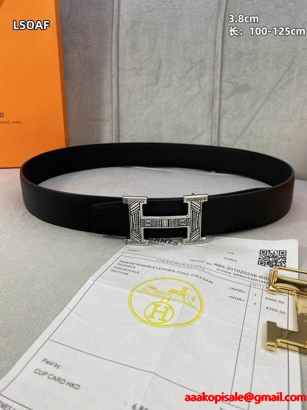交換バングル付き☆☆HERMES エルメス ベルトメンズコピー 通販 ショッピング
