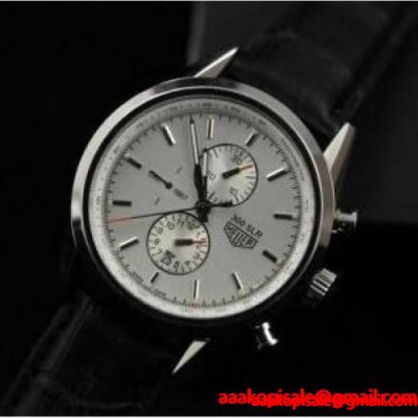 タグホイヤー 時計 メンズ 爆買い格安の自動巻き TAG HEUER ウォッチ CAR2110FC6266 シルバー文字盤 5針 ブラックベルト腕時計 タグホイヤー TAG HEUER ブランド コピー 激安(日本最大級)