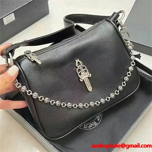 品質保証2025 CHROME HEARTSクロムハーツコピー通販メンズ肩掛け ショルダー軽量