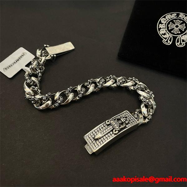 2025広く支持を集めるCHROME HEARTS クロムハーツブレスレットブランド コピー 実用性が高い激安(日本最大級)