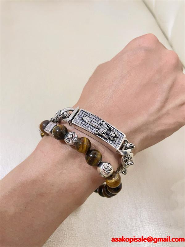 2025広く支持を集めるCHROME HEARTS クロムハーツブレスレットブランド コピー 実用性が高い激安(日本最大級)